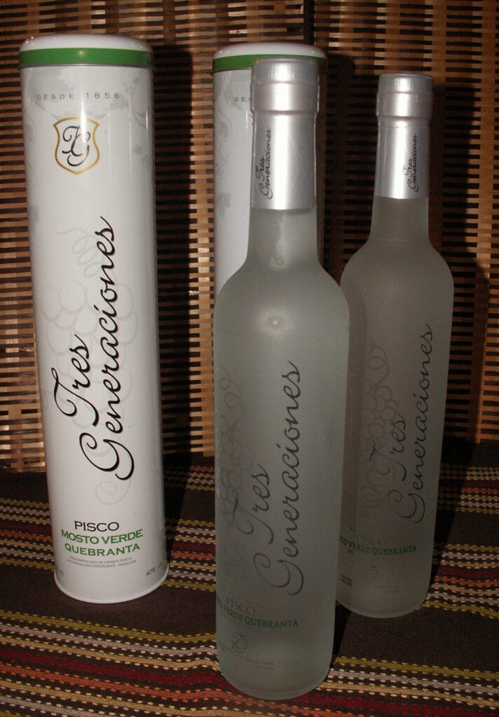 Pisco Mosto Verde Quebranta - Tres Generaciones - 500ml bottle