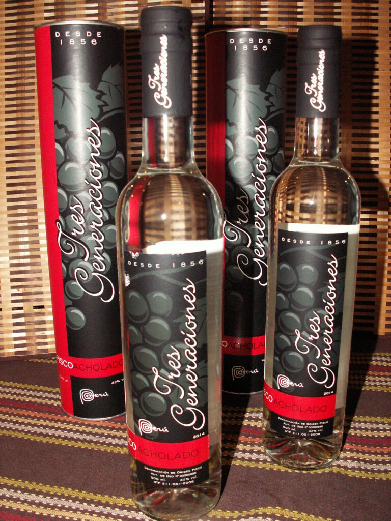 Pisco Acholado - Tres Generaciones - 500ml bottle