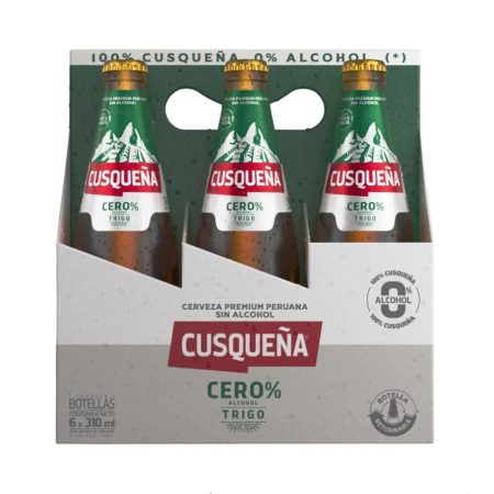 Cusquena Wheat Beer 0.3% alc. 310ml bottle Six Pack